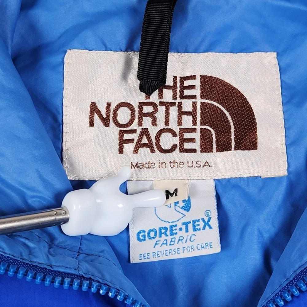 Vintage‎ The North Face Jacket Medium Blue Waterproof Outdoor HIking 90s